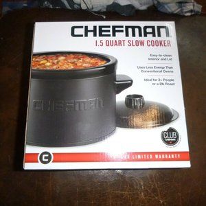Chefman 1.5 Quart Slow Cooker Crockpot